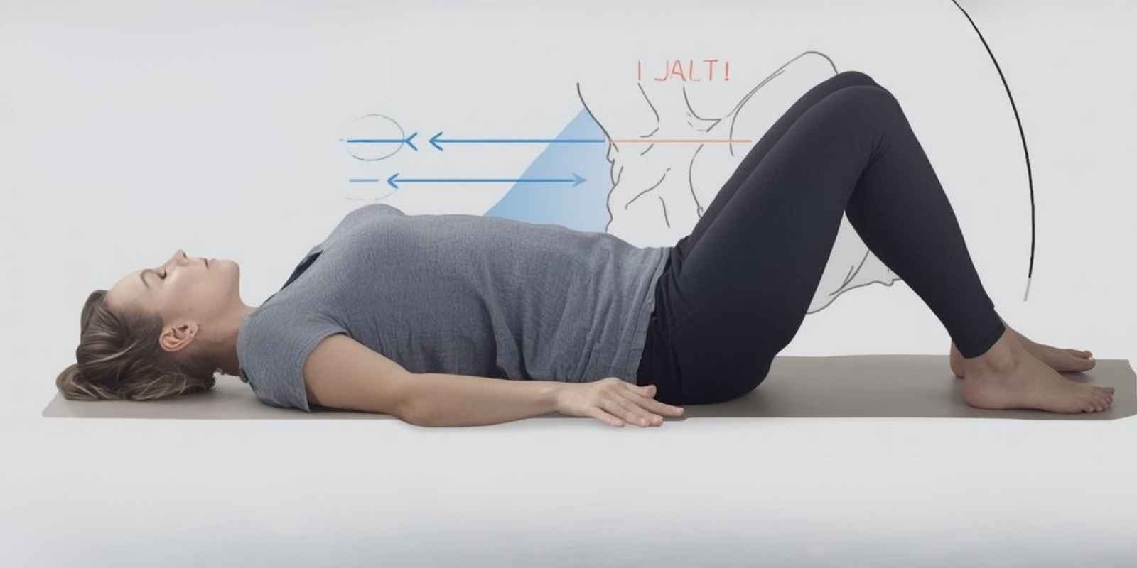 Best Physiotherapy Exercises for Lower Back Pain at Home 3 | Tonic Physio Pelvic Tilts